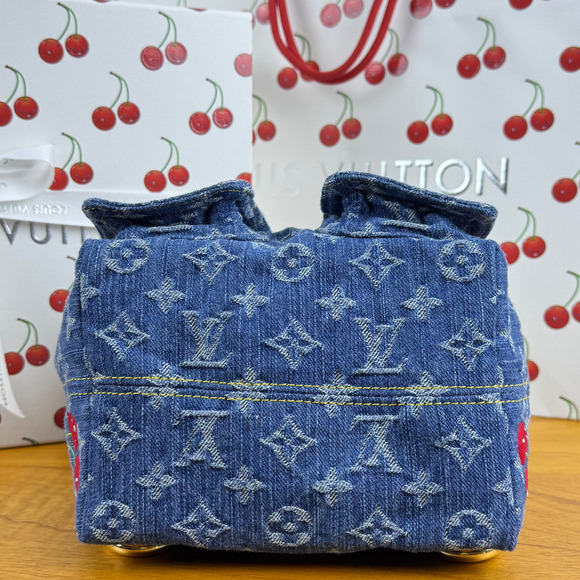 LOUIS VUITTON x TAKASHI MURAKAMI Venice NM Denim Mini Backpack NWT M13679 - Picture 6 of 11